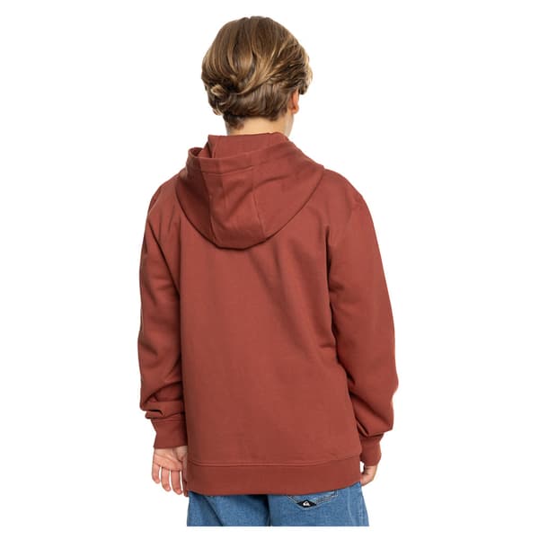Quiksilver Basic Sweatshirt Med Dragkedja Brun 14 Years Pojke