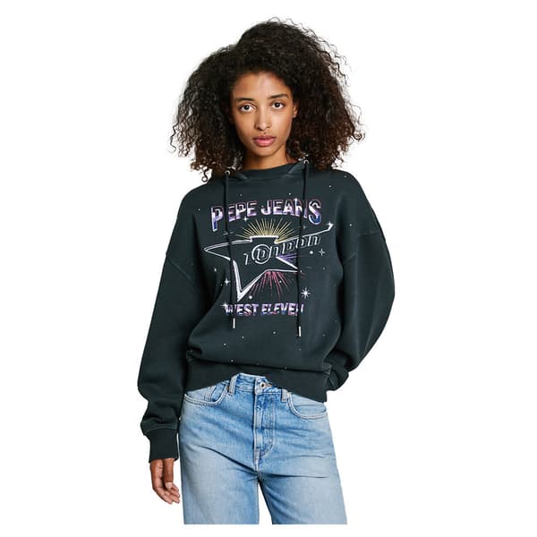 Pepe Jeans Lilian Huvtröja Svart S Kvinna