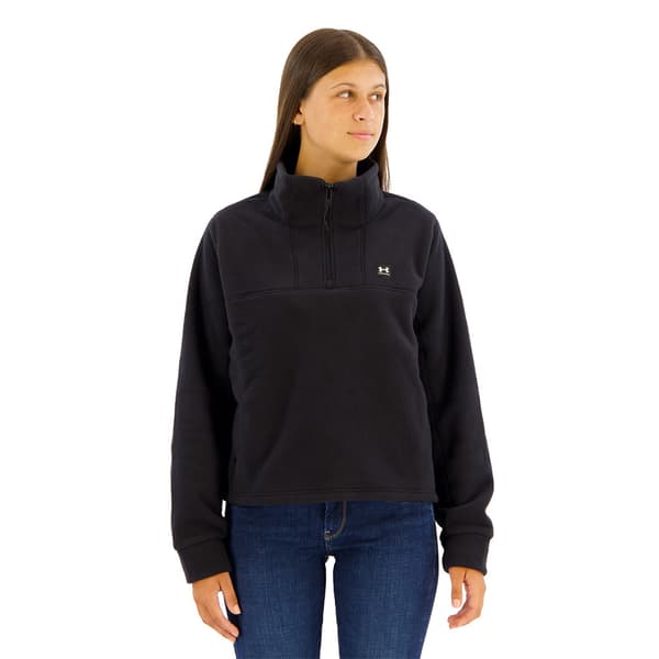 Under Armour Expanse Fleece Halv Lynlås Sweatshirt Sort M Kvinde