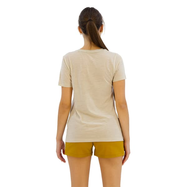 Salewa Eagle Minilogo Am T-shirt Beige XS Kvinna