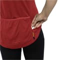 Miniatyrbillede 4 af 4: Jack Wolfskin Morobbia Fz T-shirt Med Korte ærmer Rød 2XL Kvinde