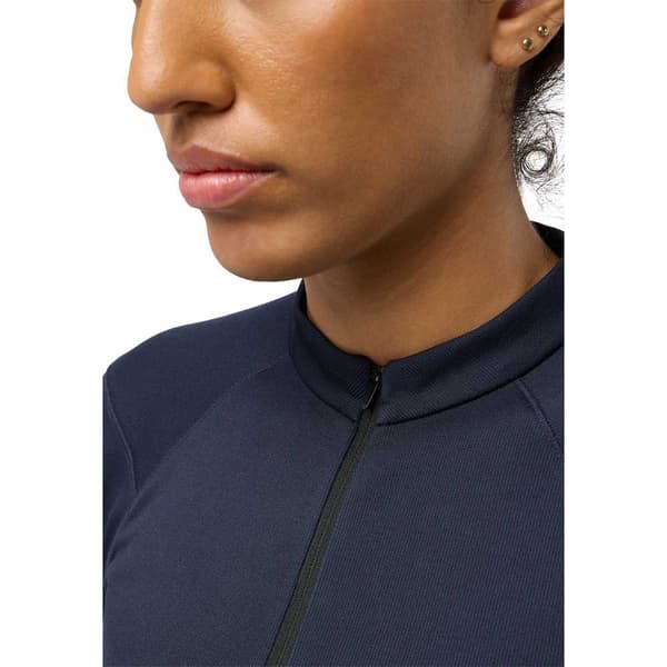 Jack Wolfskin Bike Commute Halv Lynlås Sweatshirt Blå 2XL Kvinde