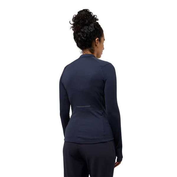 Jack Wolfskin Bike Commute Halv Lynlås Sweatshirt Blå 2XL Kvinde