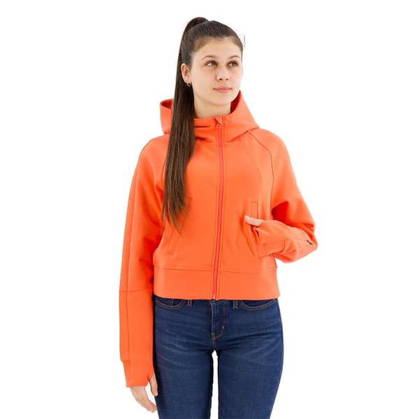 Superdry Sport Tech Relaxed Sweatshirt Med Dragkedja Orange M Kvinna