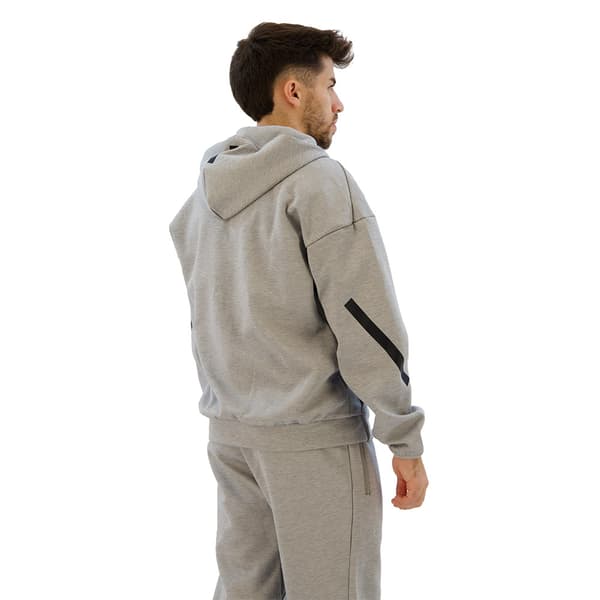 Adidas New Z.n.e Kokovetoketjullinen Collegepaita Harmaa M / Regular Mies