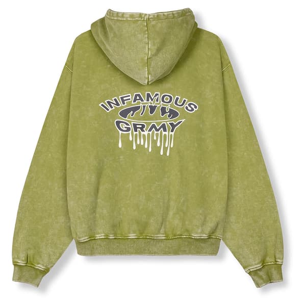 Grimey Follow The Dollar Washed Vintage Huppari Vihreä L Mies