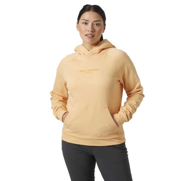 Helly Hansen Core Tröja Med Huva Gul XL Kvinna