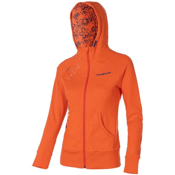 Trangoworld Turda Sweatshirt Med Dragkedja Orange M Kvinna