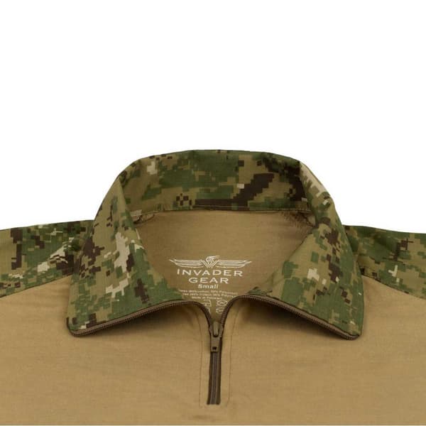 Invadergear Combat T-shirt Med Lång ärm Beige 2XL Man
