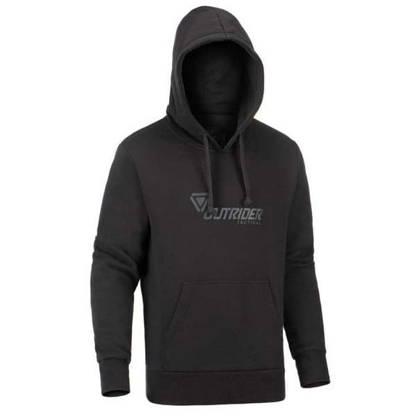 Outrider Tactical Logo Tröja Med Huva Grå 3XL Man