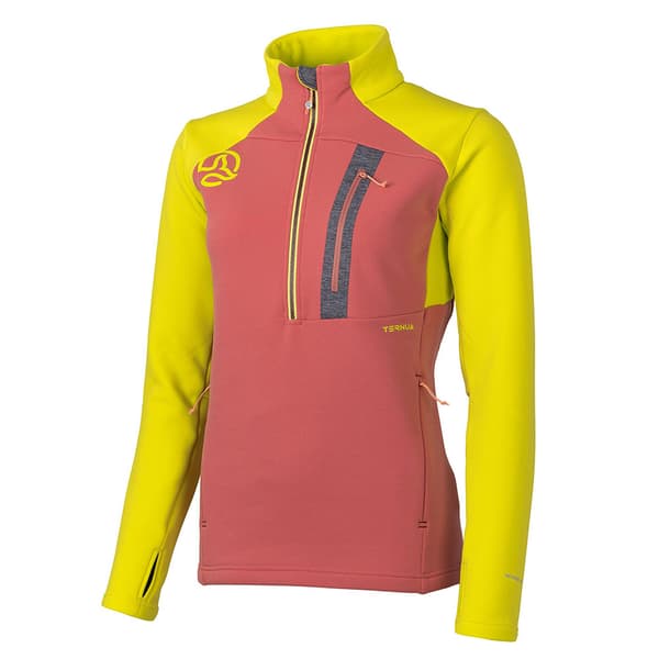 Ternua Punjak Halv Lynlås Sweatshirt Rosa XL Kvinde