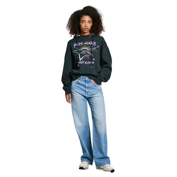 Pepe Jeans Lilian Huvtröja Svart M Kvinna