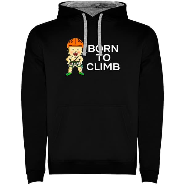 Kruskis Born To Climb Two-colour Hættetrøje Sort 3XL Mand