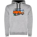 Miniatyrbild 1 av 3: Kruskis Hippie Van Climbing Two-colour Tröja Med Huva Grå 3XL Man