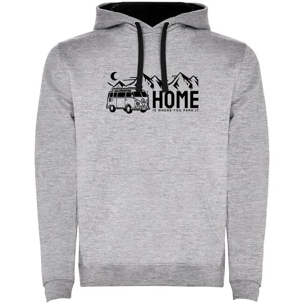Kruskis Home Two-colour Hættetrøje Grå 3XL Mand