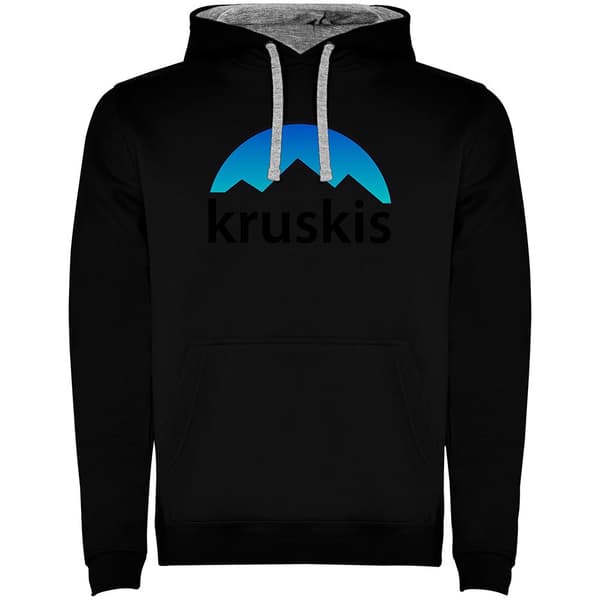 Kruskis Mountain Silhouette Two-colour Hættetrøje Sort L Mand
