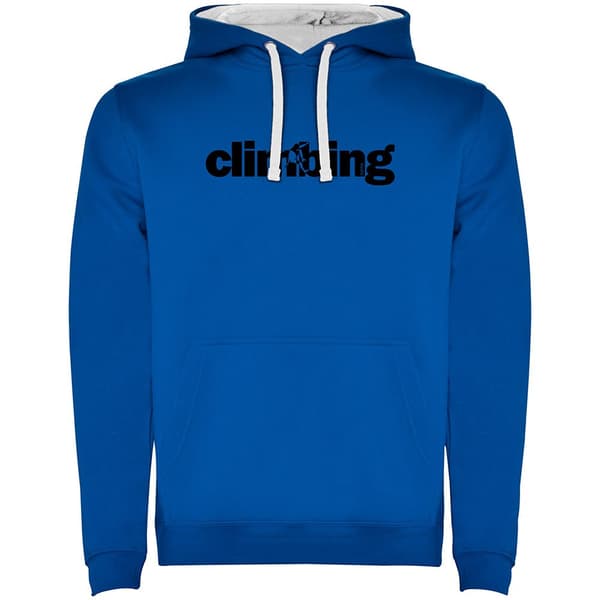 Kruskis Word Climbing Two-colour Hættetrøje Blå S Mand