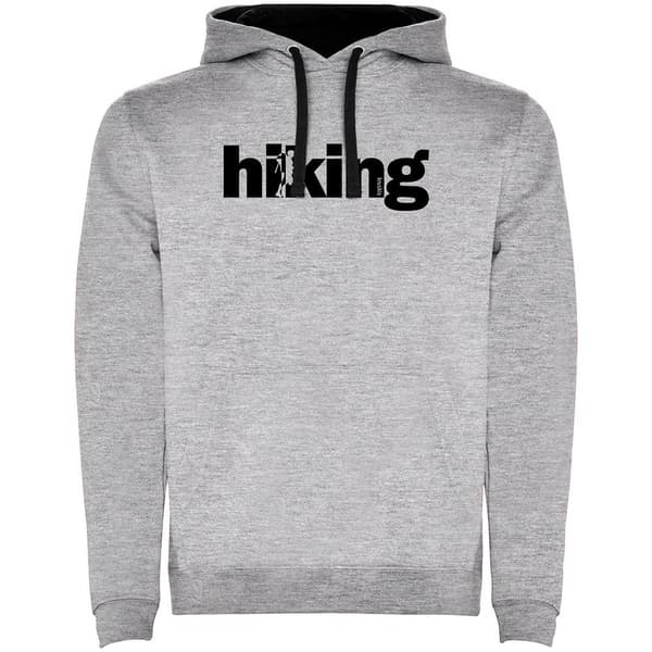 Kruskis Word Hiking Two-colour Hættetrøje Grå XL Mand