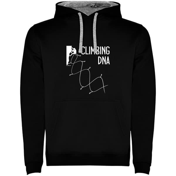 Kruskis Climbing Dna Two-colour Tröja Med Huva Svart 2XL Man