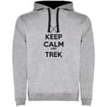Miniatyrbild 1 av 2: Kruskis Keep Calm And Trek Two-colour Tröja Med Huva Grå 3XL Man