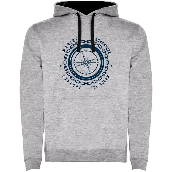 Kruskis Compass Two-colour Hættetrøje Grå L Mand