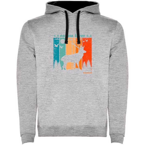 Kruskis Nature Lover Two-colour Hættetrøje Grå S Mand
