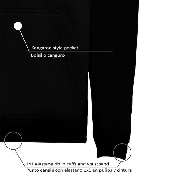Kruskis Best Experience Bicolor Huppari Musta XL Mies