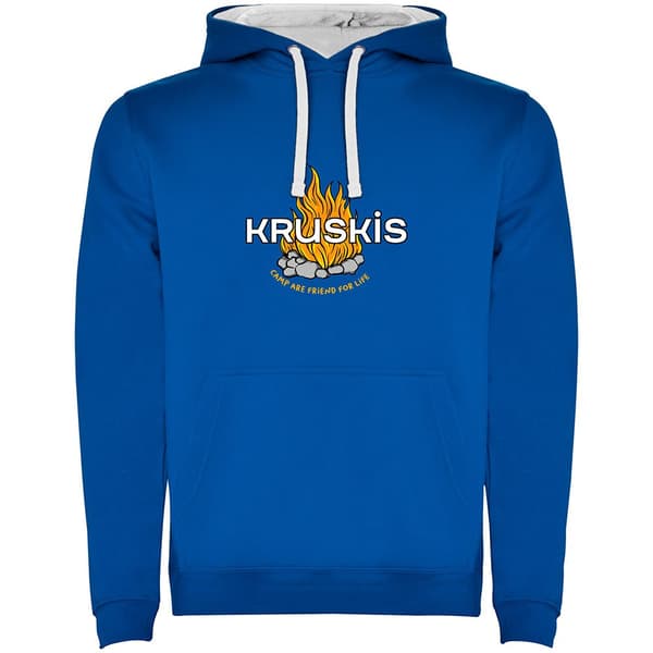 Kruskis Camp Friend Bicolor Hættetrøje Blå 2XL Mand