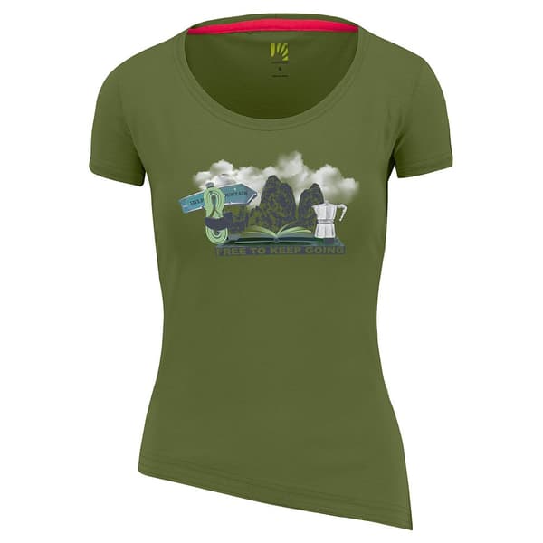 Karpos Anemone Evo T-shirt Med Korte ærmer Grøn XS Kvinde