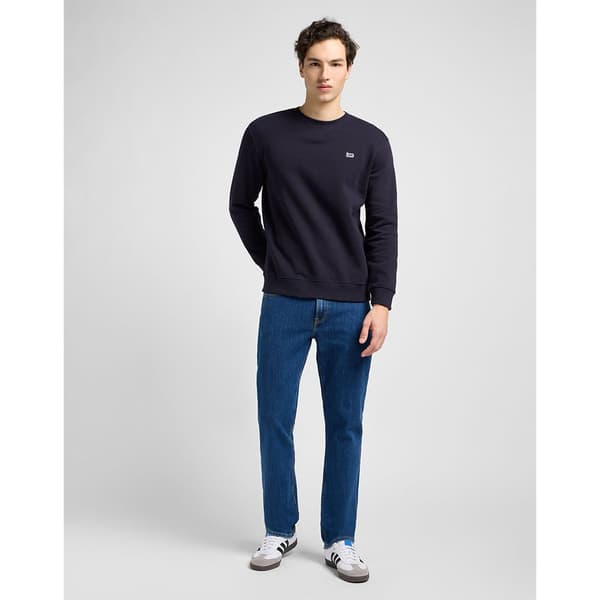 Lee Plain Crew Tröja Svart 5XL / Regular Man