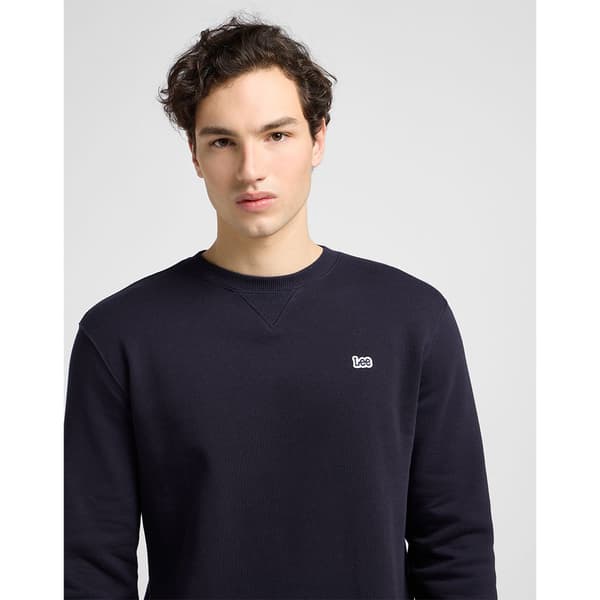 Lee Plain Crew Tröja Svart 5XL / Regular Man