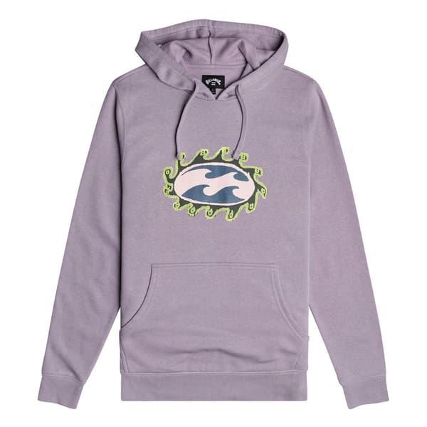 Billabong Crayon Wave Tröja Med Huva Lila S Man