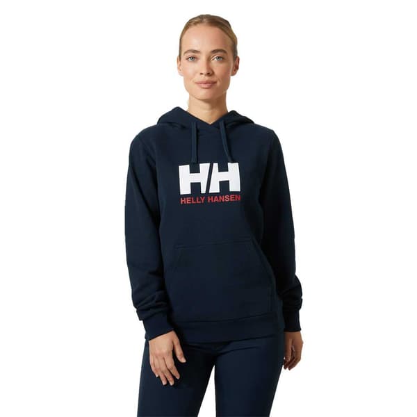 Helly Hansen Logo 2.0 Tröja Med Huva Blå S Kvinna