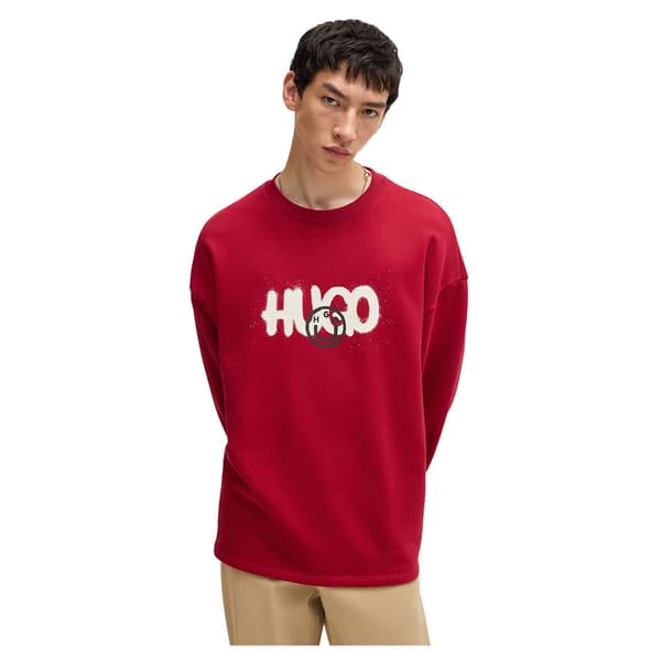 Hugo Nimaylong 01 Blue Sweatshirt Rød XL Mand