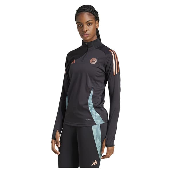 Adidas Fc Bayern Tiro 24 Training Halv Lynlås Sweatshirt  M Kvinde