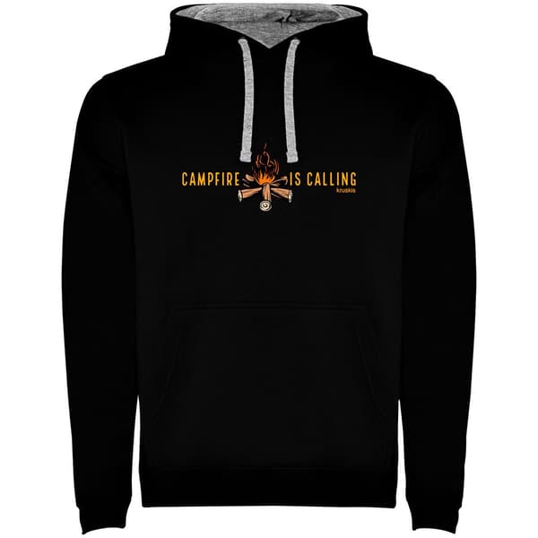 Kruskis Campfire Is Calling Two-colour Hættetrøje Sort 2XL Mand