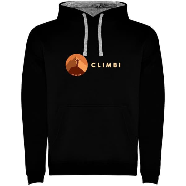 Kruskis Climb! Two-colour Hættetrøje Sort M Mand
