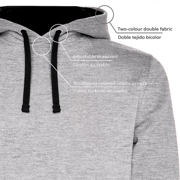 Kruskis Peaceful Two-colour Hættetrøje Grå 3XL Mand