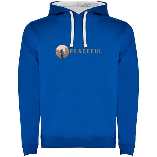 Kruskis Peaceful Two-colour Huppari Sininen L Mies
