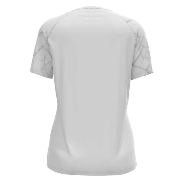 Odlo Essential Print T-shirt Med Korta ärmar Vit XS Kvinna