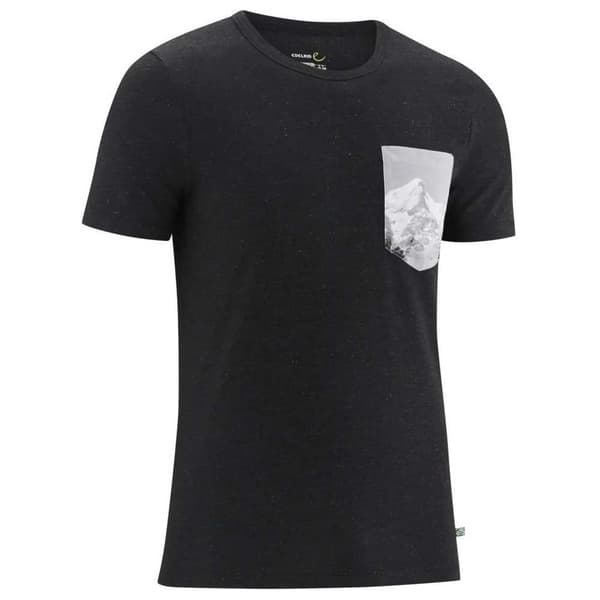 Edelrid Onset T-shirt Med Korte ærmer Sort L Mand
