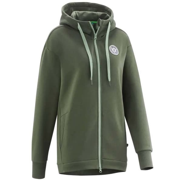 Edelrid Spotter Ii Sweatshirt Med Lynlås Grøn M Kvinde