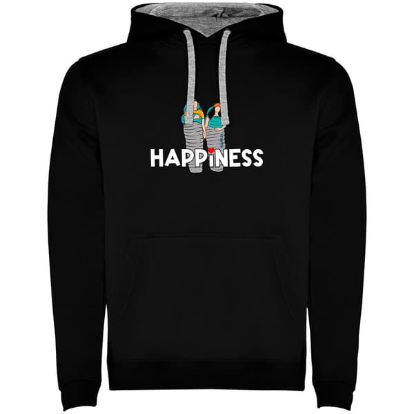 Kruskis Happiness Two-colour Hættetrøje Sort M Mand