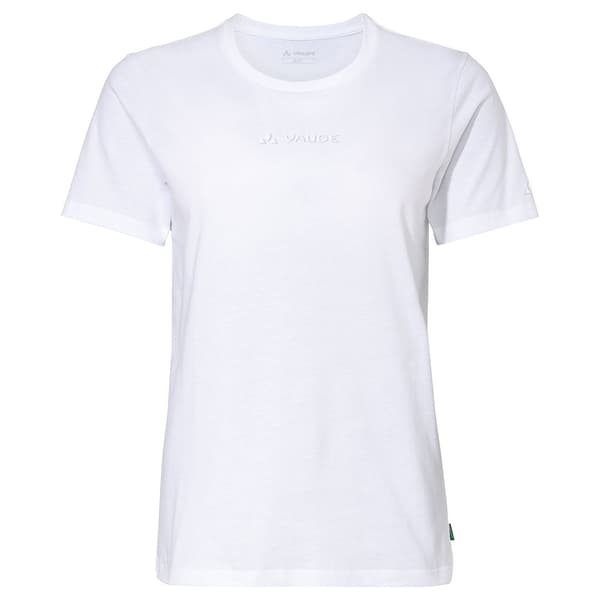 Vaude Logo Ii T-shirt Med Korta ärmar Vit 42 Kvinna