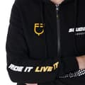 Pikkukuva 2 / 5: Equestro Scuderia Collection Kokovetoketjullinen Collegepaita Musta L Nainen