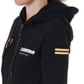 Pikkukuva 3 / 5: Equestro Scuderia Collection Kokovetoketjullinen Collegepaita Musta S Nainen