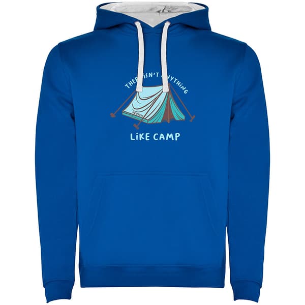 Kruskis Anything Like Camp Huvtröja Blå 2XL Man