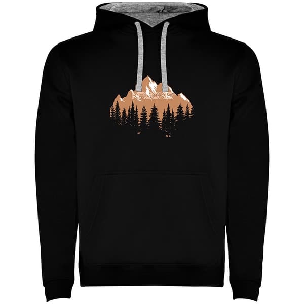 Kruskis Forest Silhouette Hættetrøje Sort 2XL Mand