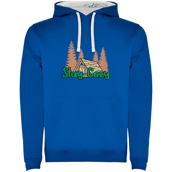 Kruskis Stay Cozy Huvtröja Blå 2XL Man