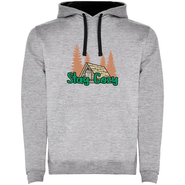 Kruskis Stay Cozy Huvtröja Grå 3XL Man